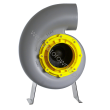 Wentylator promieniowy chemoodporny VISP/2-15-037T LG - 2