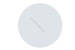 Wentylator łazienkowy MMP.  Szklany Panel. Biały Połysk. Wyposażenie standard. Średnica 100 mm