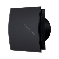 Wentylator łazienkowy ELIPSA  Standard, krótki króciec, szklany panel mat.